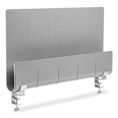 Deflecto 400005 Standing Desk Privacy Panel Organizer - 16.4", x 24" x 2.7" Depth - Acrylonitrile Butadiene Styrene (ABS) - 1 Each
