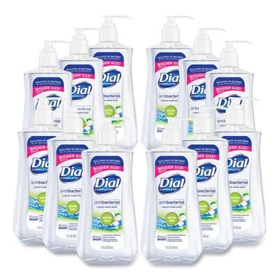 Dial Professional 20940 Antibacterial Liquid Hand Soap, White Tea Scent, 11 oz Pump Bottle, 12/Carton - Case of 12 DIA20940