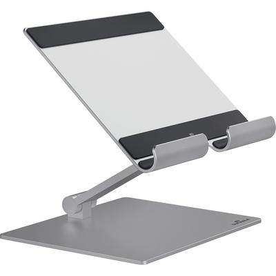 Durable Office Products Corporation 894023 Up to 13" Screen Support - 2.20 lb Load Capacity - 8.1", x 6.7" x 5.4" Depth - Tabletop - Aluminum - Silver
