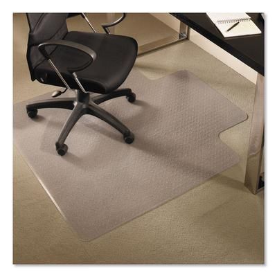 E.S. Robbins 122173 EverLife Chair Mats for Medium Pile Carpet with Lip, 45 x 53, Clear ESR122173