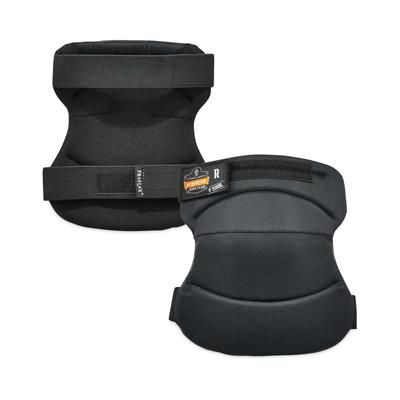 Ergodyne 18231 ProFlex 230HL Knee Pads, Wide Soft Cap, Hook and Loop Closure, One Size Fits Most, Black, Pair, Ships in 1-3 Business Days - 1 Pair EGO
