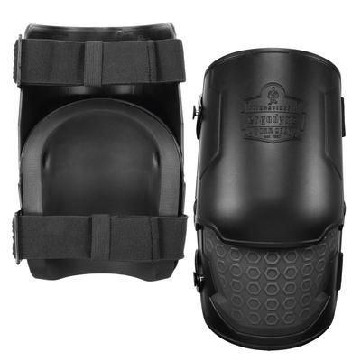Ergodyne 18360 Proflex 360 Hard Shell Hinged Knee Pads w/Non-Marring Cap, Buckle, One Size Fits Most, Black, Pair, Ships in 1-3 Bus Days - 1 Pair EGO1