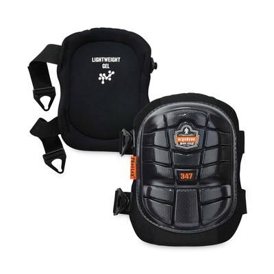 Ergodyne 18447 ProFlex 347 Lightweight Gel Knee Pads, Long Cap, One Size Fits Most, Pair, Ships in 1-3 Business Days - 1 Pair