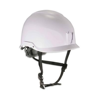 Ergodyne 60200 Skullerz 8974 Class E Safety Helmet, 6-Point Ratchet Suspension, White, Ships in 1-3 Business Days EGO60200