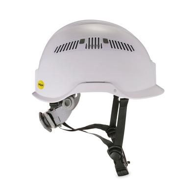 Ergodyne 60256 Skullerz 8975-MIPS Class C Safety Helmet with MIPS Elevate Ratchet Suspension, White, Ships in 1-3 Business Days EGO60256