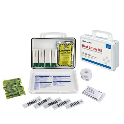 First Aid Only 5250 Unitized OSHA Compliant Heat Stress Kit, 26 Pieces, Plastic case FAO5250