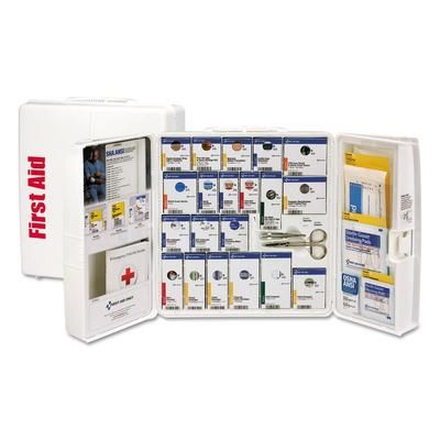 First Aid Only 90580 ANSI 2015 SmartCompliance General Business First Aid Station, 50 People, 202 Pieces, Plastic Case - 1 Kit FAO90580