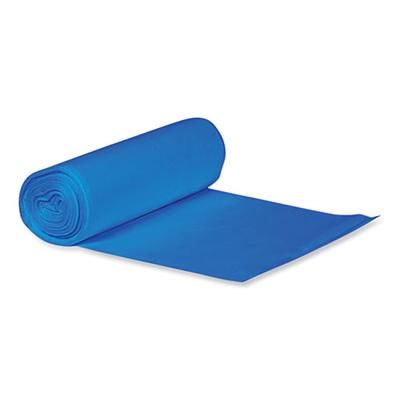 Heritage Bag L7658TXER1 Eco Blend Max Can Liners, 60 gal, 0.8 mil, 38" x 58", Blue, 20 Bags/Roll, 5 Rolls/Carton - Case of 100