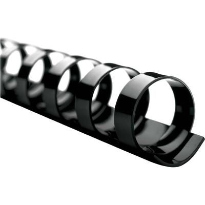 GBC® 40-900-22 Plastic Binding Combs, 3/8 Diameter, Black, 25 Combs/Box - Box of 25 GBC4090022