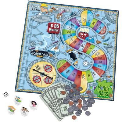 Learning Resources LER5057 Money bags A Coin Value game, 116 Pieces LRNLER5057