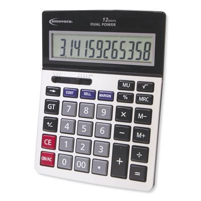 Innovera 15968 Profit Analyzer Calculator, Dual Power, 12-Digit LCD Display
