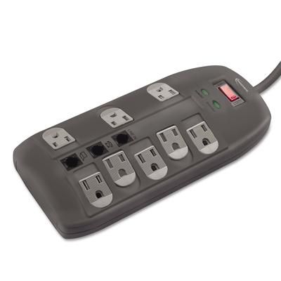 Innovera 71656 Surge Protector, 8 Outlets, 6 ft Cord, 2160 Joules, Black