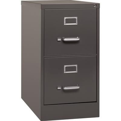 Lorell 60156 Vertical File, 2 Drawer, 15"x26-1/2"x28-3/8", Medium Tone LLR60156