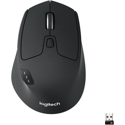 Logitech 910004790 M720 Triathlon Multi-Device Mouse, Wireless, Black LOG910004790