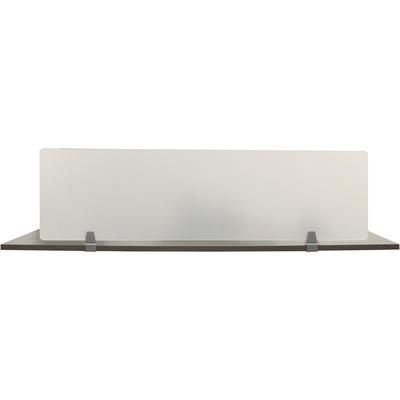 Lorell 16220 Modesty/Privacy Panel for 59-7/8"W Desks, 49-1/2" x 15-3/4", Clear LLR16220