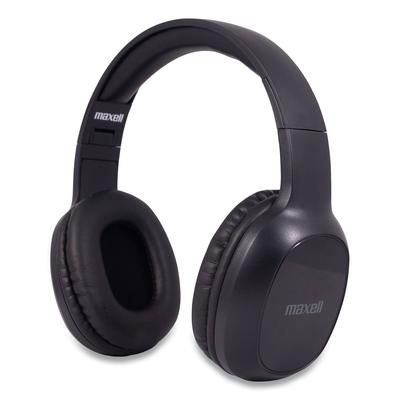 Maxell 199793 Bass 13 Wireless Headphone with Mic, Black MAX199793