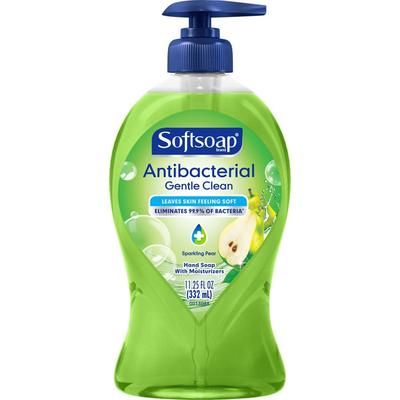 Palmolive 07326 Antibacterial Liquid Hand Soap, Pear Scent, 11.3 fl oz (332.7 mL), Pump Bottle Dispenser, Bacteria Remover, Hand, Green CPC07326