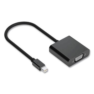 NXT TechnologiesTM 24400028 Mini DisplayPort to VGA Adapter, 6", Black NXT24400028