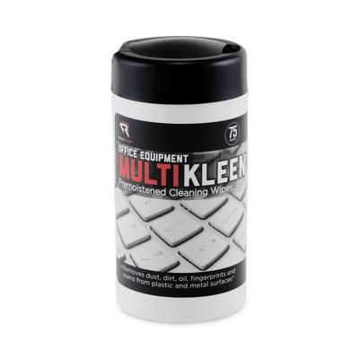 Read Right/Advantus Corporation RR1407 Office Equipment MultiKleen Wet Wipes, Cloth, 5 7/16 x 6 3/8, 75/Tub REARR1407