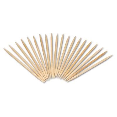 Royal RPP R820 Round Wood Toothpicks, 2 1/2", Natural, 24 Inner Boxes of 800, 5 Boxes/Carton, 96,000 Toothpicks/Carton - Case of 19200