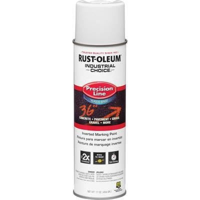 Rust-Oleum 203039CT Marking Paint, 17 oz., Water-based, 12/CT, White - Case of 12 RST203039CT