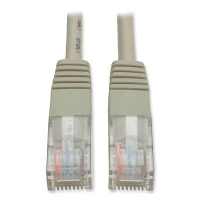 Tripp Lite N002100GY Cat5e 350MHz Molded Patch Cable, RJ45 (M/M), 100 ft., Gray TRPN002100GY