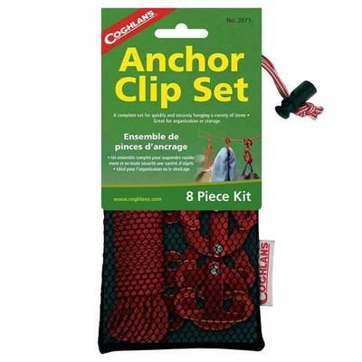 Coghlan's Anchor Clip Set - Red