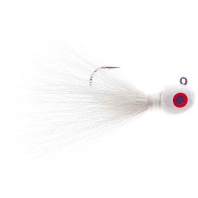 Challenger Lures Bucktail Hair Jig - Black/Purple/Rainbow Tail