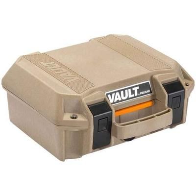 Pelican VAULT V100 Small Cases - Tan 12.28 x 12.03 x 5.16 inches