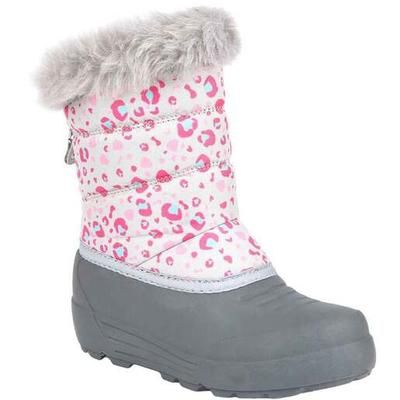 Northside Girls' Ava Cold Weather Winter Boots - Gray/Fuchsia 1
