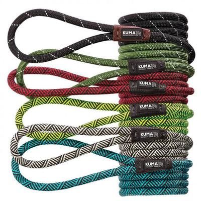 Kuma 3-In-1 Polyester Dog Leash - Lime/Black