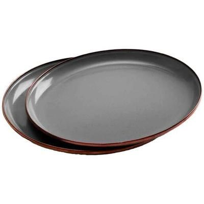 Barebones Enamel Deep Plate Set - Mint