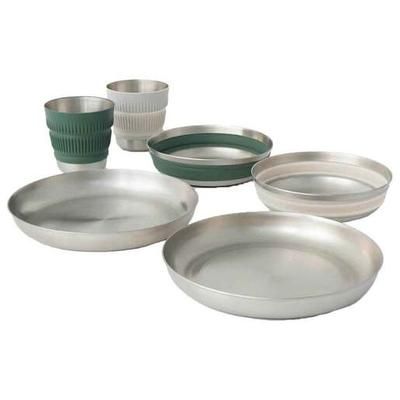 Sea to Summit Stainless Steel Collapsible Dish Set - Green
