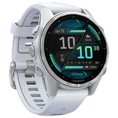 Garmin Fenix 8 AMOLED GPS Smartwatch - Titanium with Spark Orange/Graphite 51mm