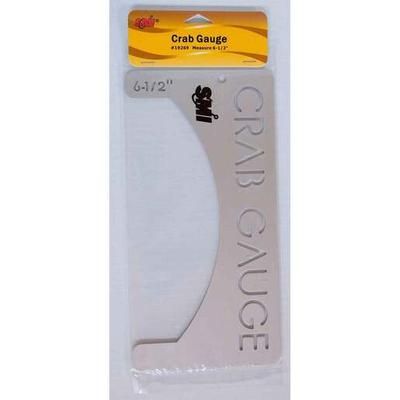 SMI Aluminum Deluxe Stamped Crab Gauge - Silver 6 1/2in