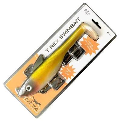 Raptor Lures T Rex Soft Swimbait - Perch