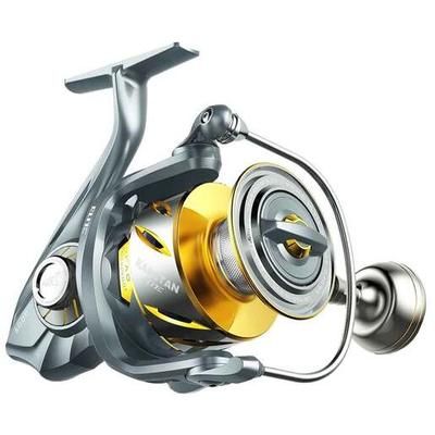 KastKing Kapstan Elite Saltwater Spinning Reel - Silver/ Gold 5000