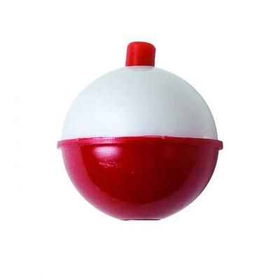 Eagle Claw Snap-On Round Float - Red/White 1 1/2in