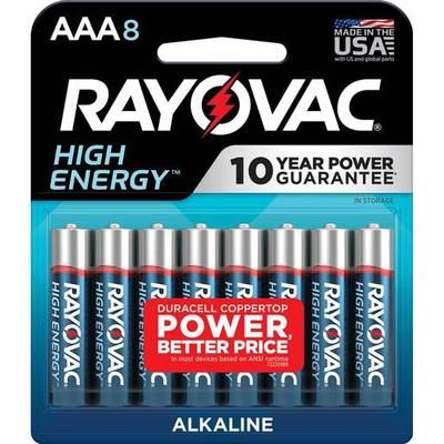 RAYOVAC High Energy AAA Alkaline Batteries - 16