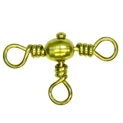 Eagle Claw Brass Crossline Swivel - Brass 10