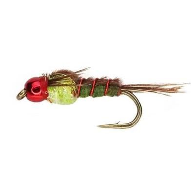 RoundRocks Christmas Tree Nymph Fly - 6 Pack - Christmas Tree 16