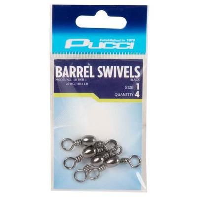 P-Line Black Barrel Swivel - Black 14