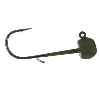 Outkast Tackle Perfect Ned Jighead - Green Pumpkin 2/O