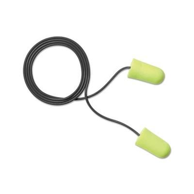 3M E-A-Rsoft SuperFit Metal Detectable Corded Earplugs, Red/Yellow, Corded (247-311-4106)