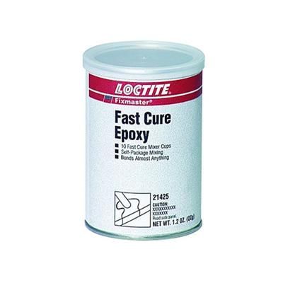 Loctite Fixmaster Fast Cure Epoxy, Mixer Cup, 0.12 oz, Capsule, Grey (442-209717)