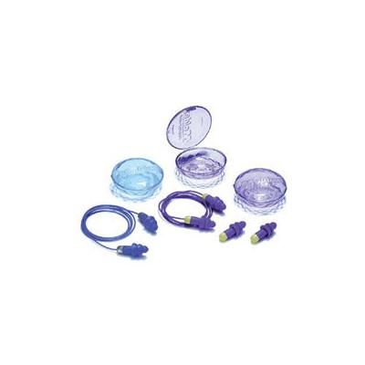 Moldex Rockets Reusable Earplugs, TPE, Purple, Cloth Cord (507-6420)