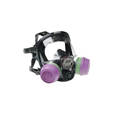 North Safety 7600 Series Silicone Full Facepiece Respirator, Small (068-760008AS)