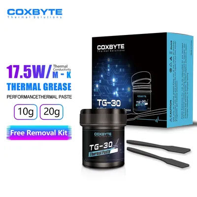 Coxbyte TG-30 20g Thermal grease processor Thermal Compound paste CPU GPU Cooler Cooling Fan fluid Conductive Heatsink Plaster