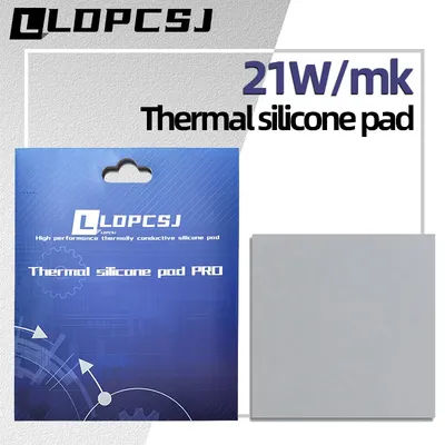 Ldpcsj Thermal Silicone Pad Pro Thermal Conductivity 21W/mk CPU GPU Water Cooling Mat 85x45mm High Quality Heatsink Cooling pad