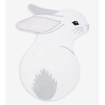 Tappeto in cotone coniglio 110x150 cm